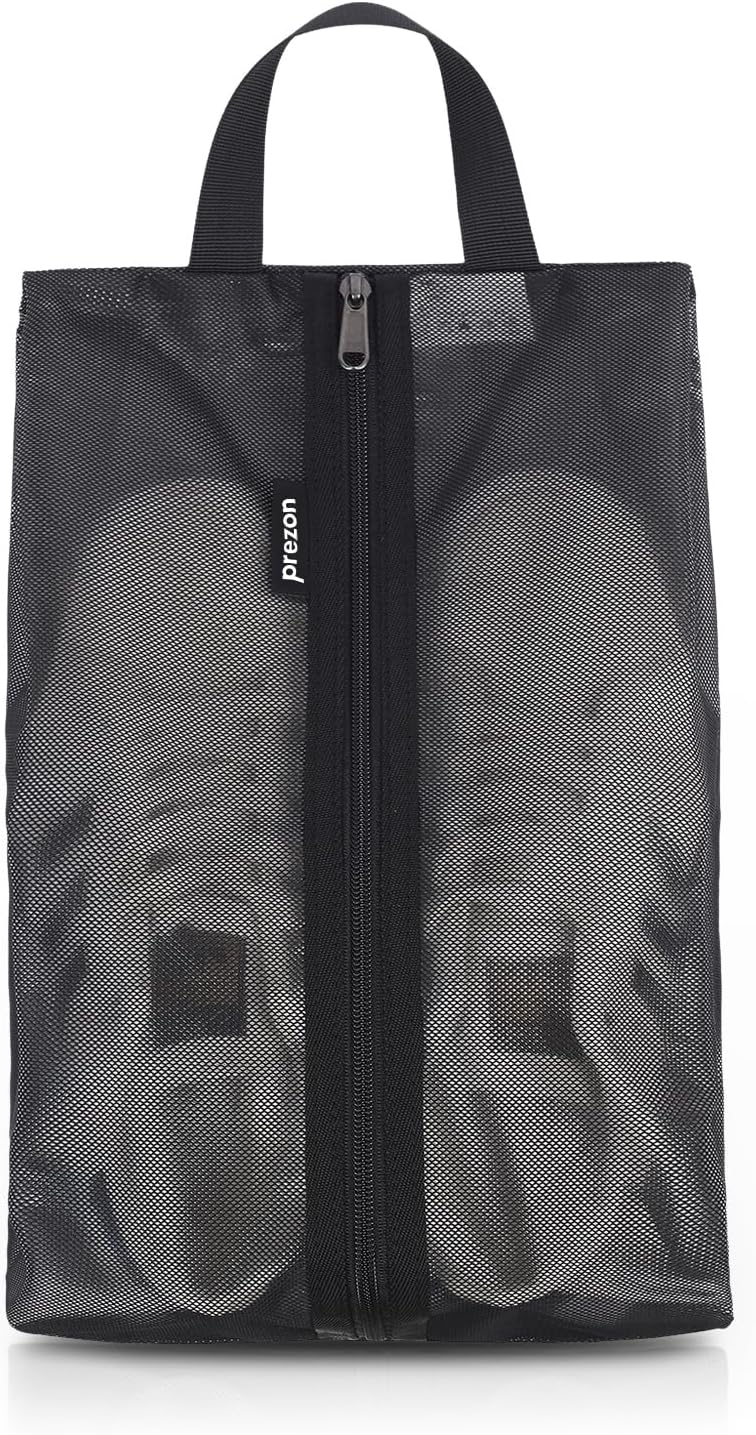 Prezon Borsa per Scarpe da Viaggio: organizer in rete TPU impermeabile con zip YKK