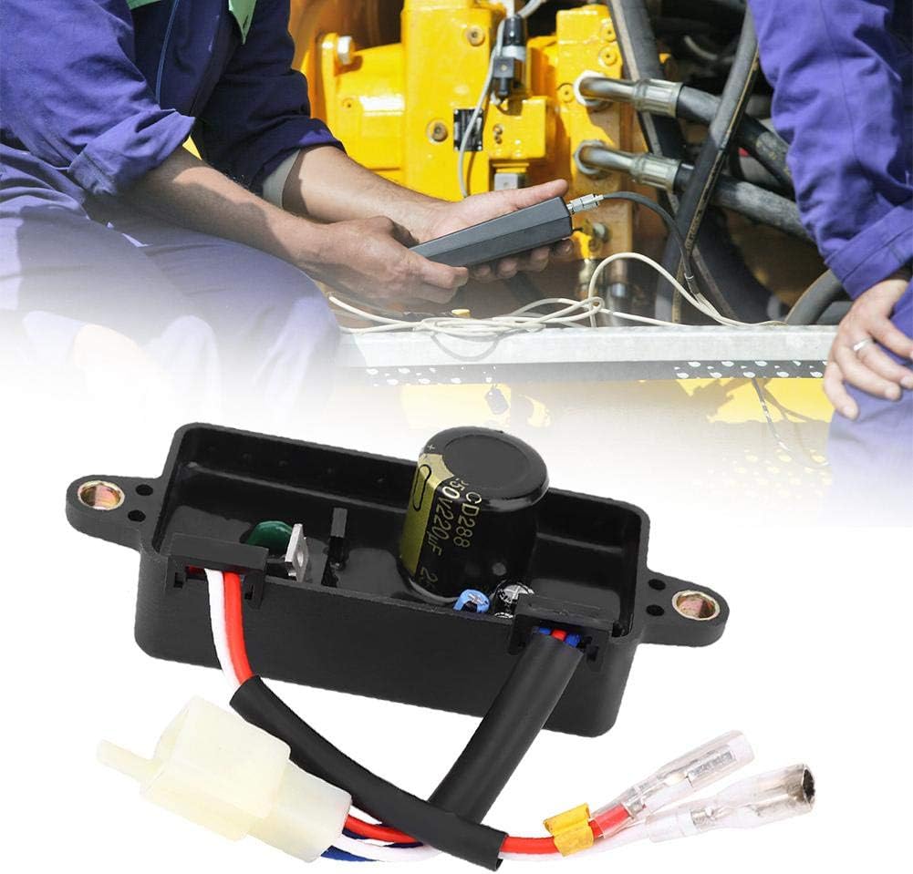 Thumbnail 1 de Regolatore Automatico di Tensione AVR 250V, 220μF per Generatore Elettrico a Benzina Monofase 1–3 kW (Nero)