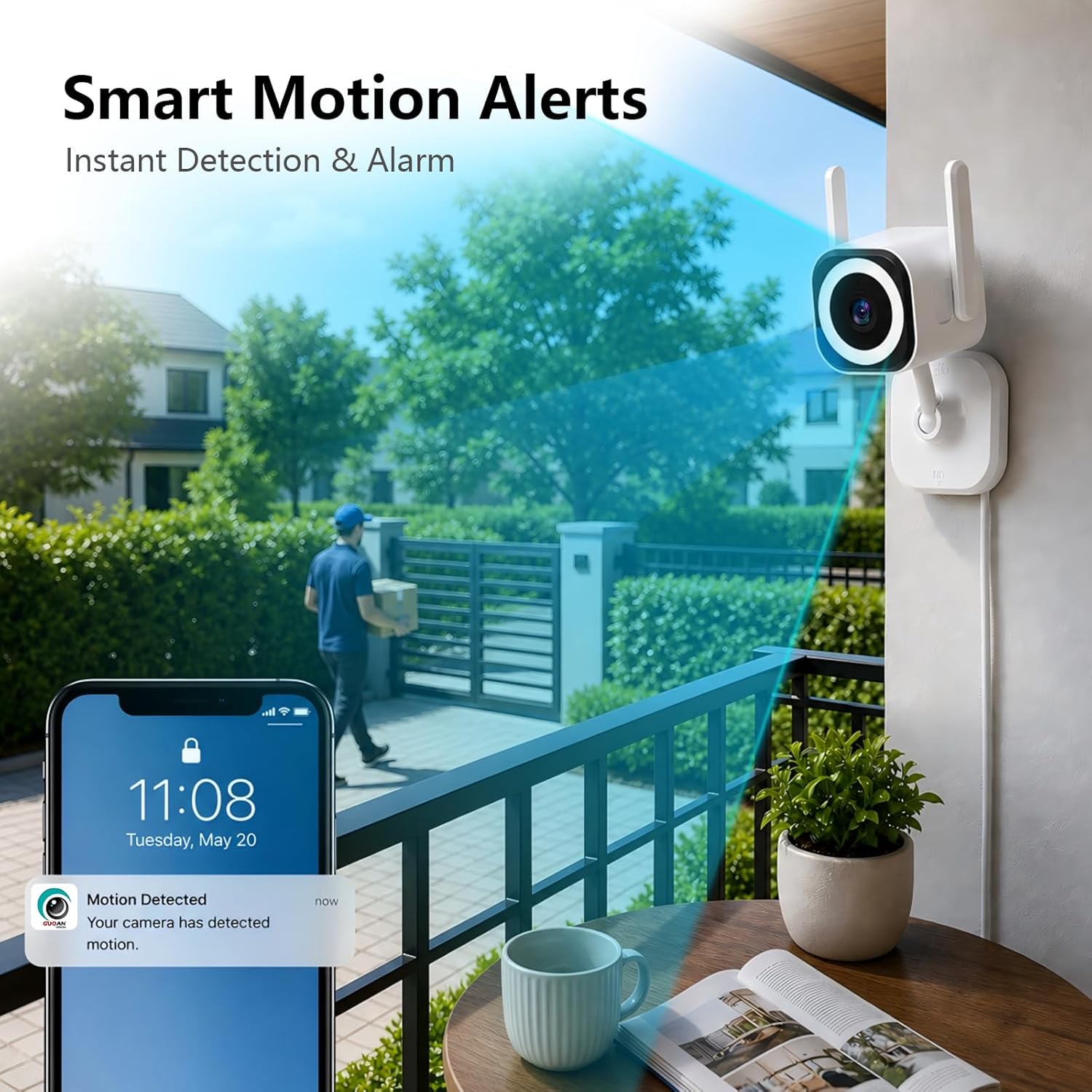Thumbnail 3 de 2K Outdoor Security Camera 2K, IP66 CCTV