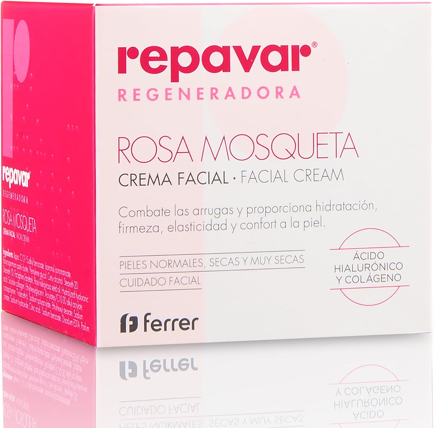 Detalle de Repavar Crema Facial Hidratante Rosa Mosqueta 🌹 50 ml