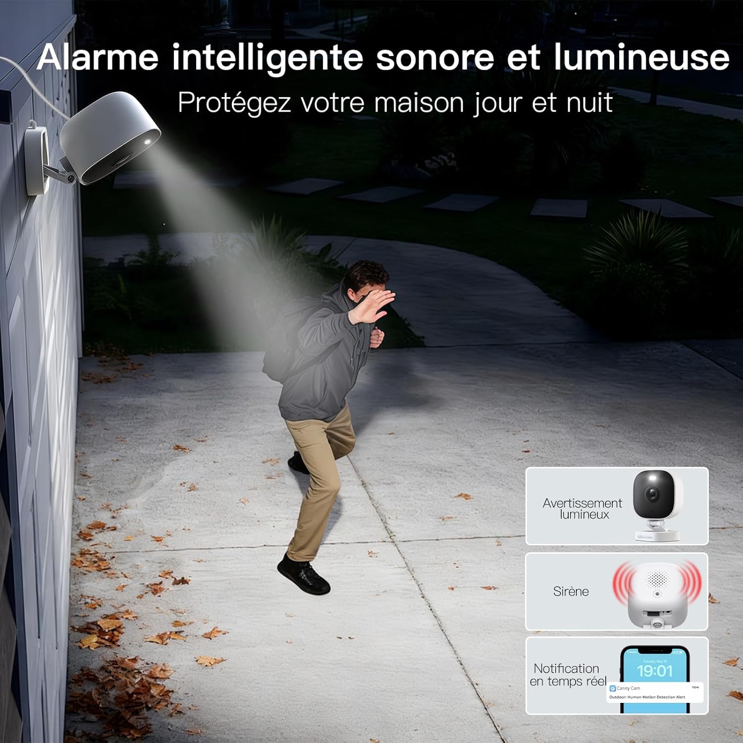 Thumbnail 4 de Caméra 4MP WiFi extérieure