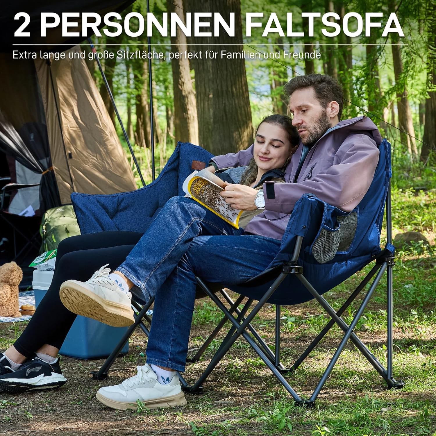 Detalle 2 de EVER ADVANCED Campingstuhl 124 cm