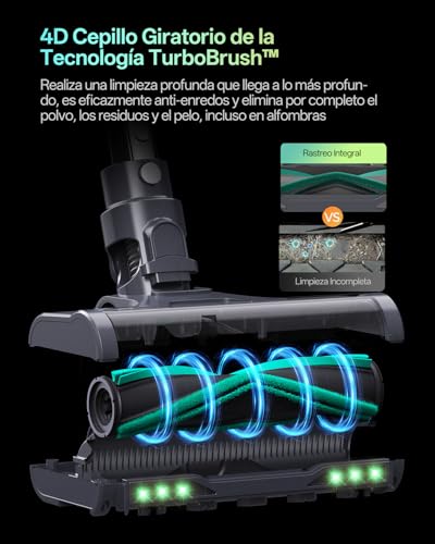 Thumbnail 6 de Vexilar V15Max aspiradora sin cable con fregona, 65KPa y 60 min (1,5L) para suelos y alfombras