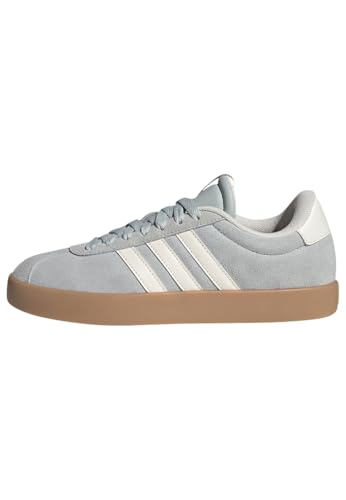 Detalle de adidas Mujer VL Court 3.0 Shoes (Wonder Silver/Off White/Gum) – talla 41 1/3 EU