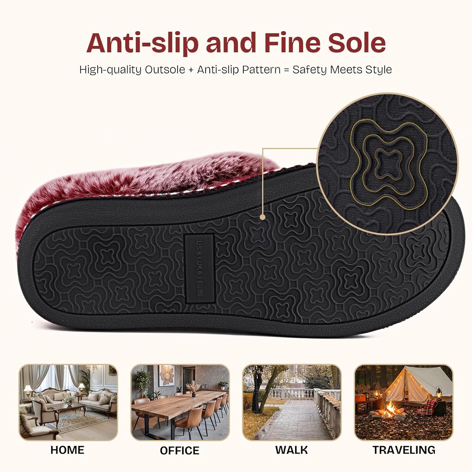 Thumbnail 5 de EverFoams Women's Bootie Slippers Memory Foam cosy house slippers