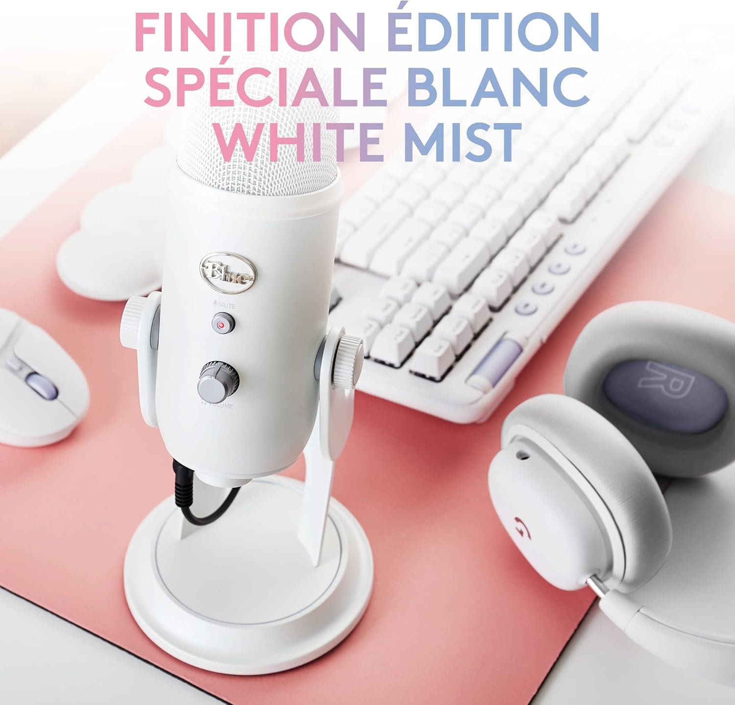 Thumbnail 1 de Logitech G Blue Yeti Premium USB Gaming Mic spécial Streamlabs Aurora (4 modes) pour PC & Mac