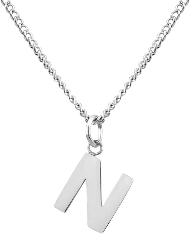 Detalle de GD GOOD.designs Chaîne lettres argent 42–47 cm
