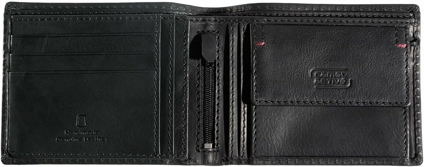 Detalle de Camel Active Salamanca Herren Schlüsseletui – Leder, zeitloses Design und kompakte Maße 13 × 10 × 3 cm