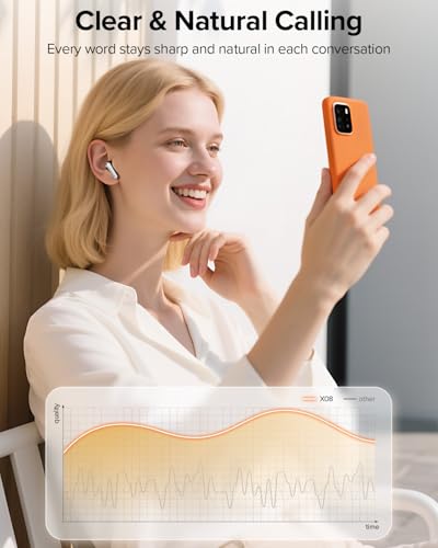 Detalle de TAGRY X08 True Wireless Earbuds: 60-Hour Playback, LED Power Display, and IPX5 Sweatproof Convenience