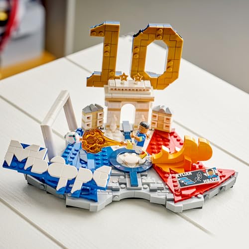 Detalle de LEGO Editions Kylian Mbappé: Fenómenos del Fútbol (43013)
