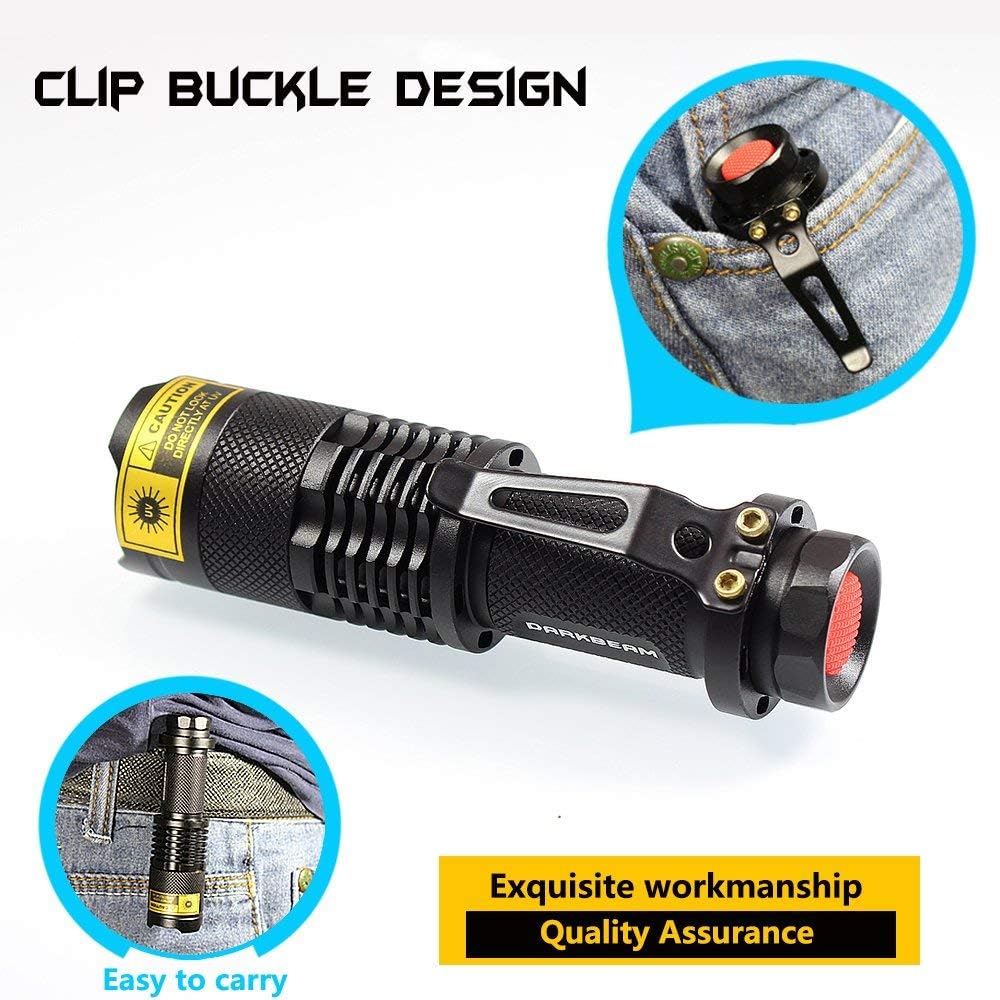 Detalle 1 de DARKBEAM UV 365nm blacklight torch for spots