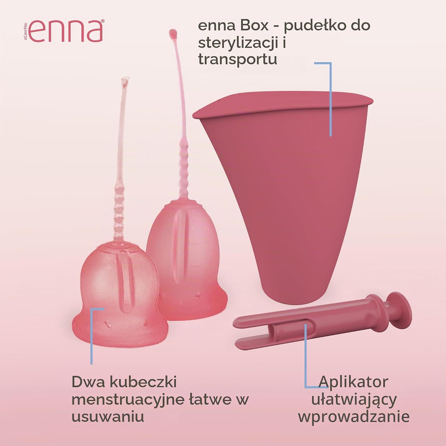Thumbnail 4 de Enna Cycle Starter Zestaw-Easy Cup – 2 kubeczki S, aplikator i sterylizator