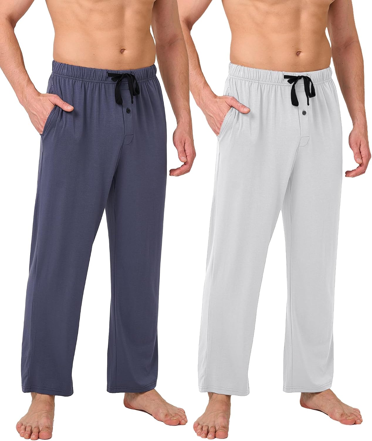 Thumbnail 6 de BAMBOO COOL Men's Pajama Pants soft lounge with pockets