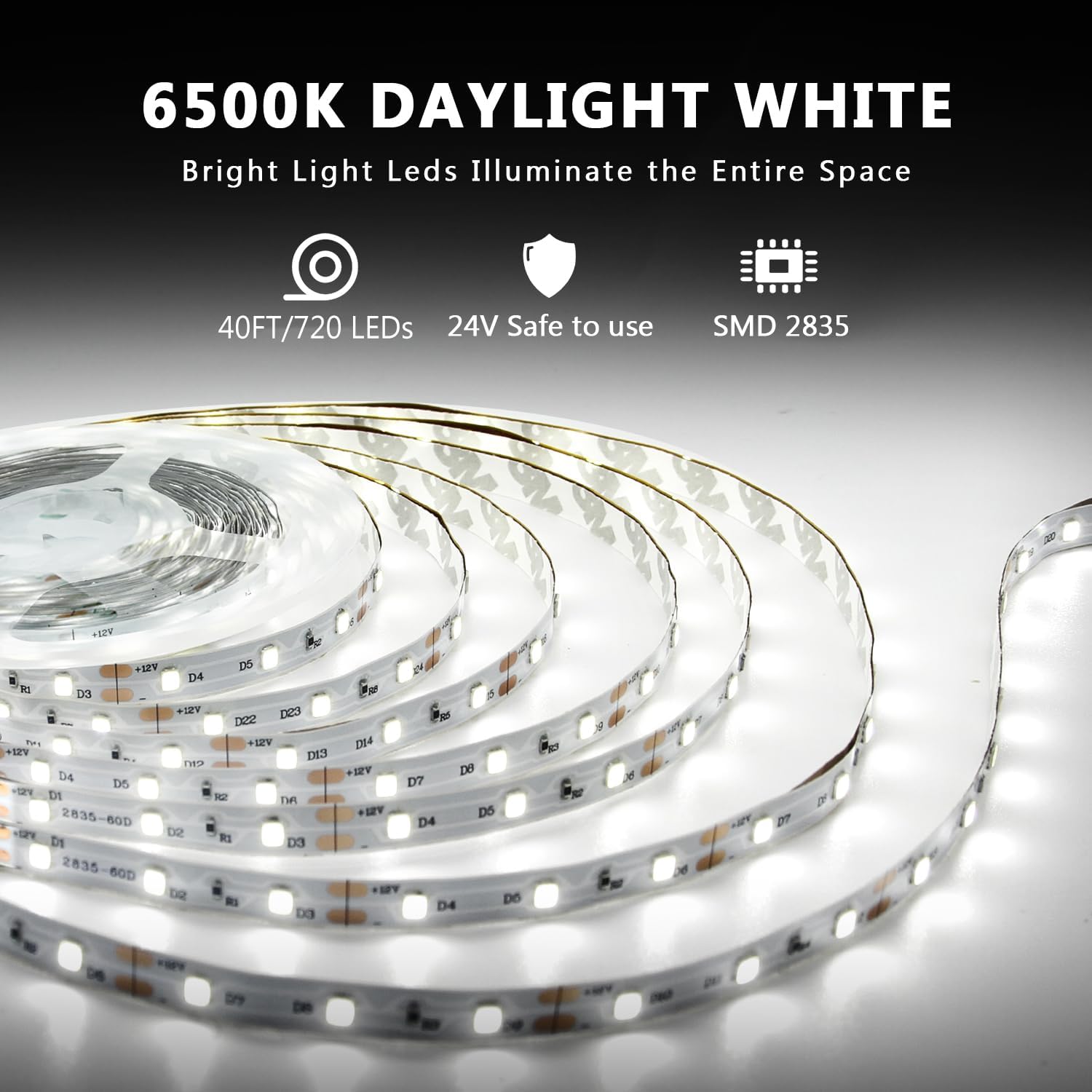 Detalle 2 de Dalattin LED Strip Lights, 40 ft