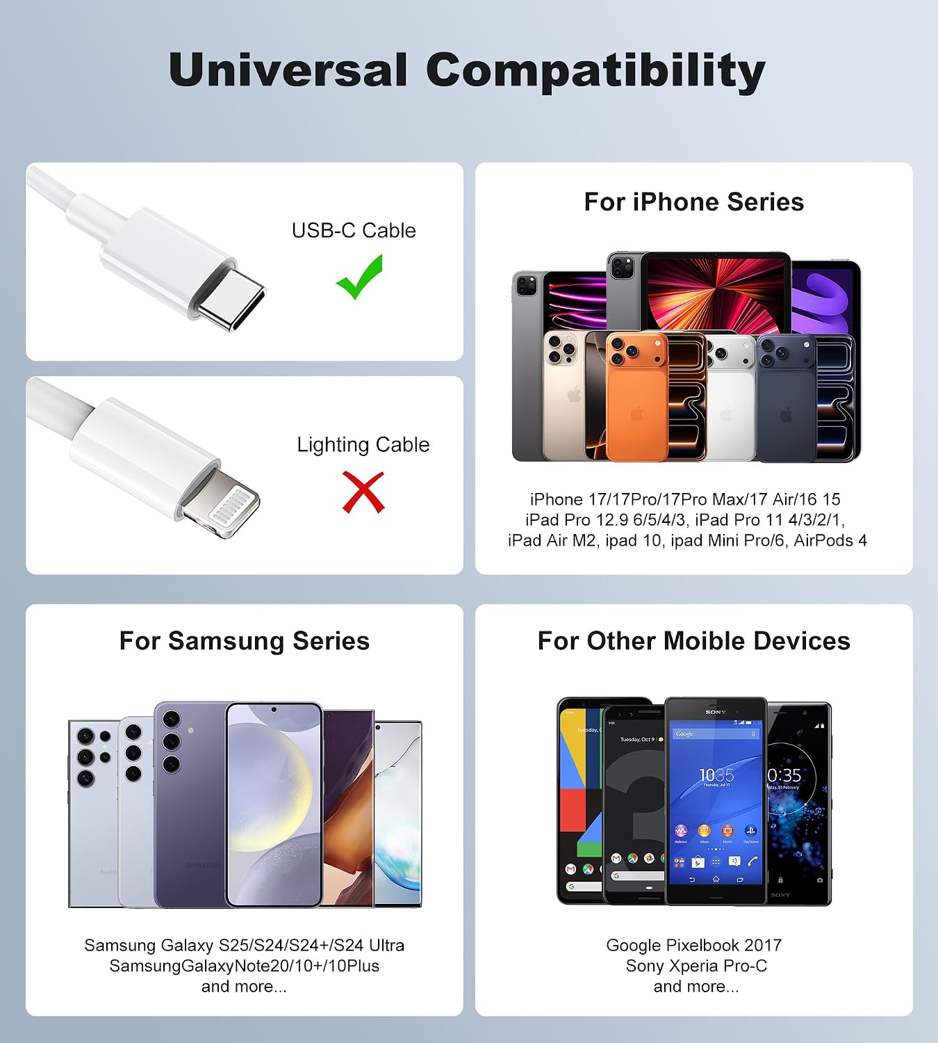 Thumbnail 5 de Chargeur 45W USB‑C rapide pour iPhone et Android