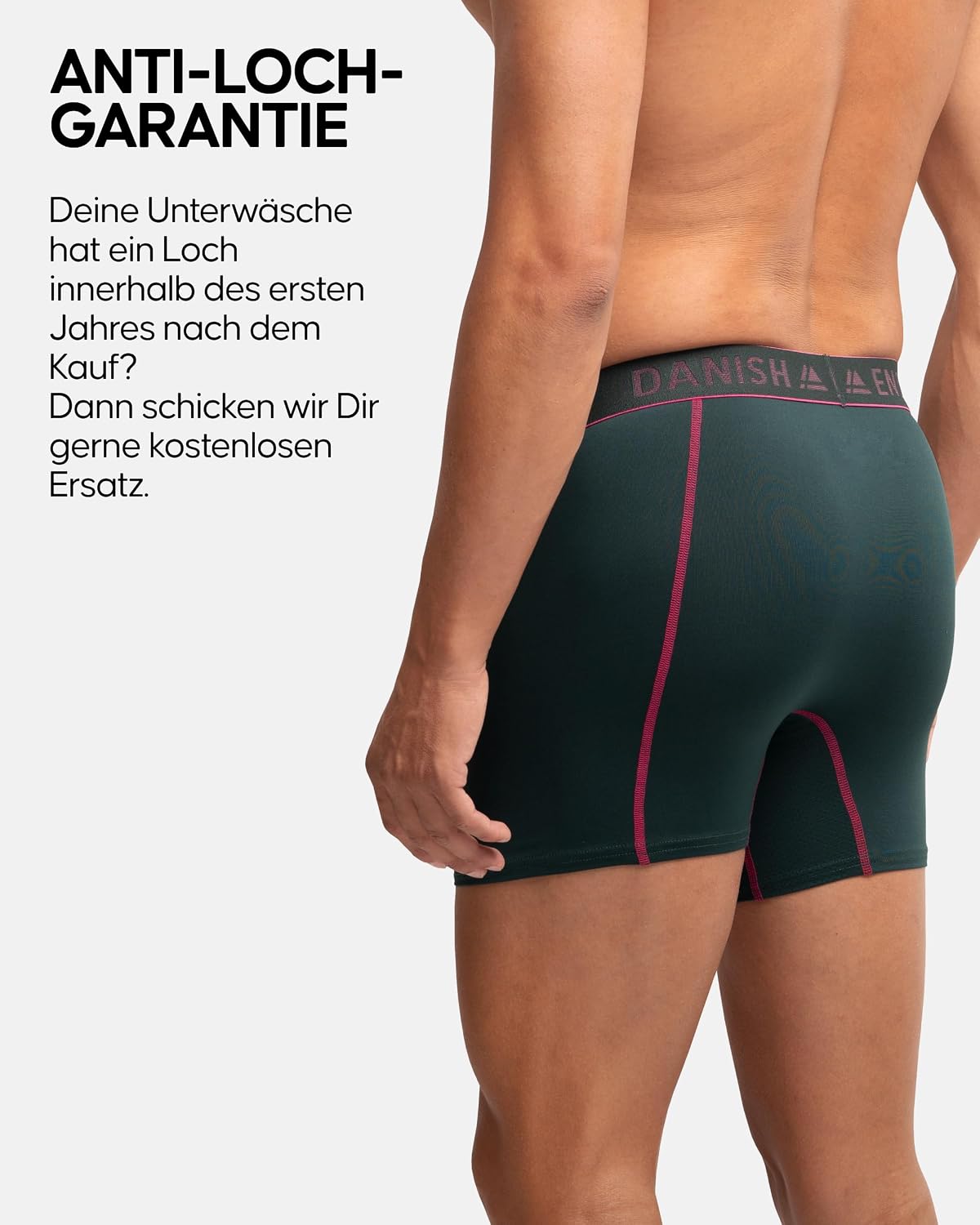 Detalle 2 de DANISH ENDURANCE 6er Pack Sport-Boxershorts Herren – Funktionsunterwäsche mit regulärer oder langer Beinlänge