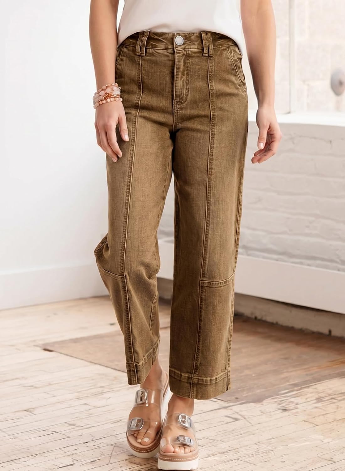 Detalle 2 de Astylish Women's High-Waisted Jeans