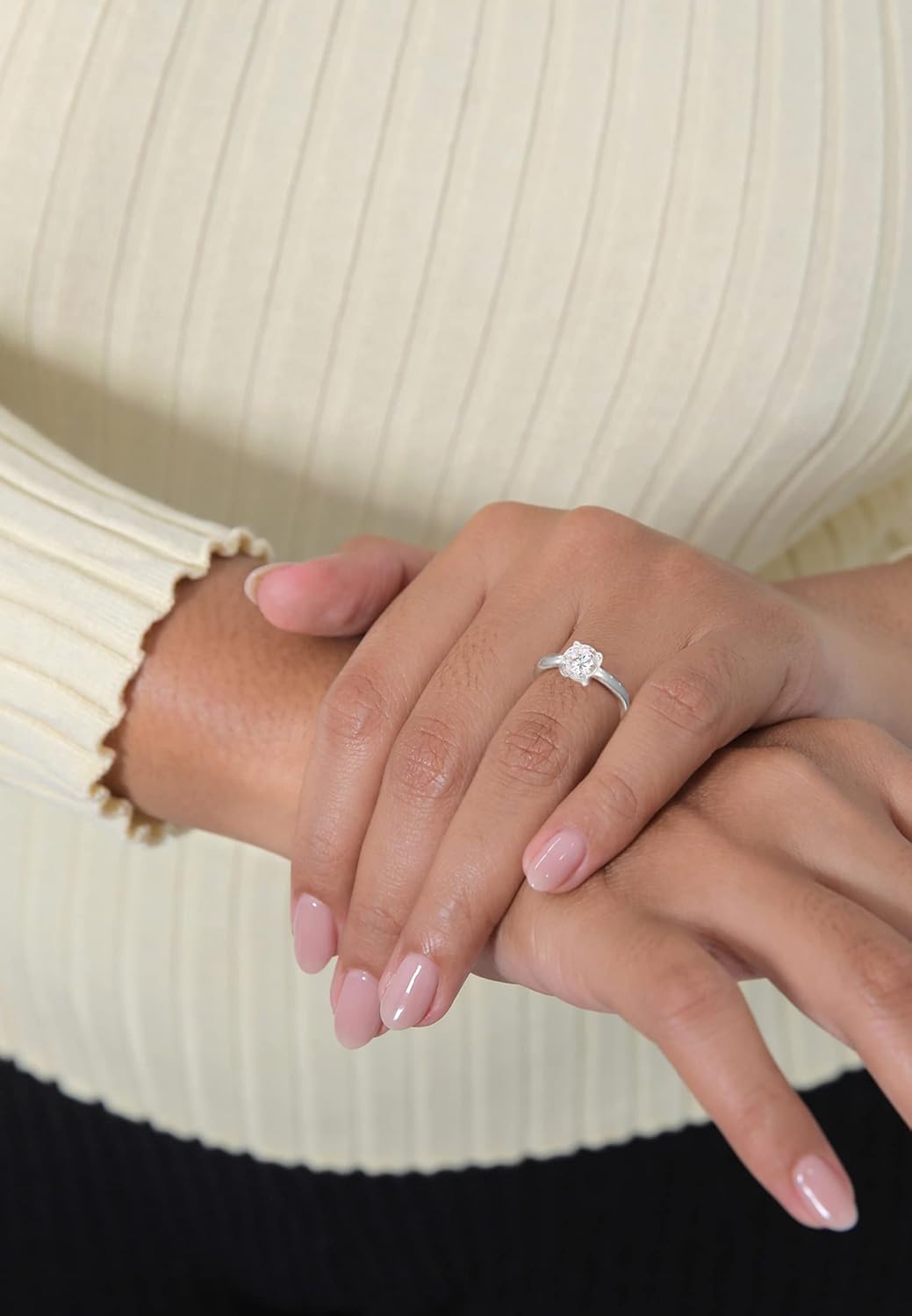 Thumbnail 3 de Elli Ring Damen Solitär 925 Sterling Silber