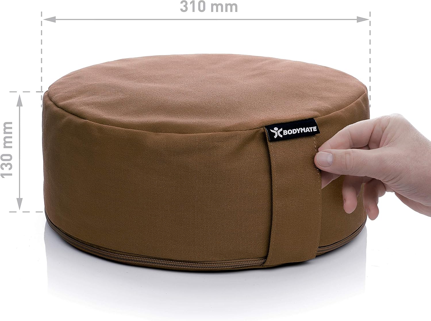 Detalle de BODYMATE Coussin de yoga rond 31 cm