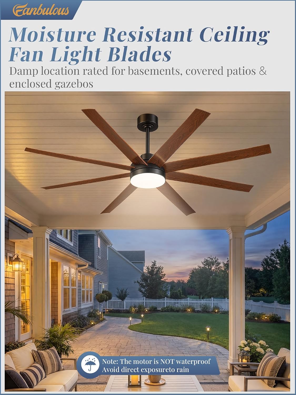 Detalle de Fanbulous 65-inch ceiling fan