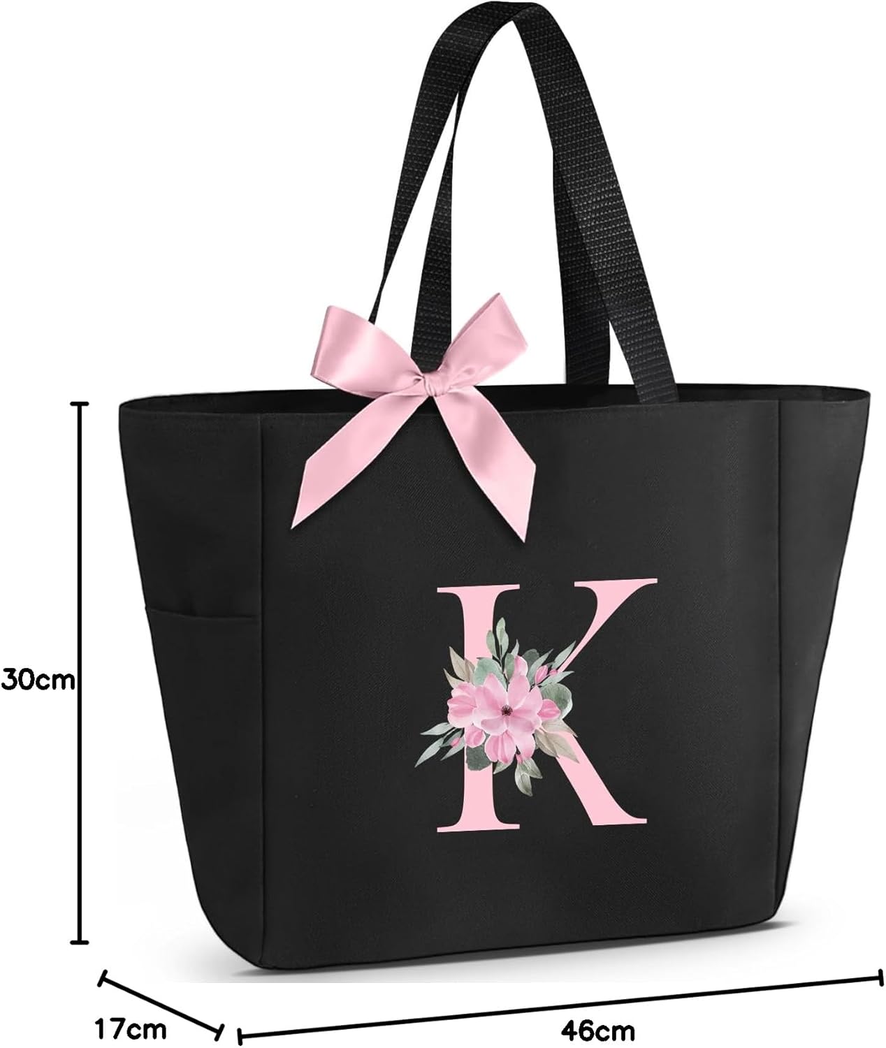 Thumbnail 6 de Vavabox A-Z Initial Personalized Tote Bag – Waterproof Everyday Carry for Women