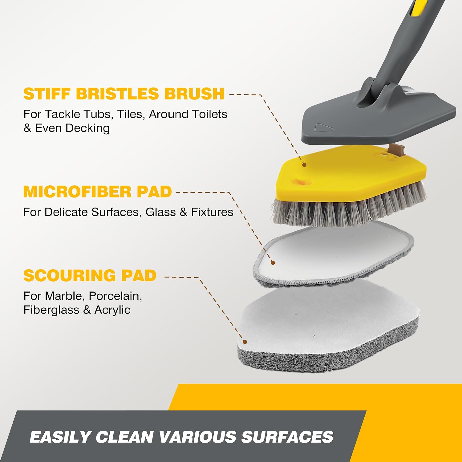Thumbnail 2 de DALIPER Shower Scrubber 142 cm