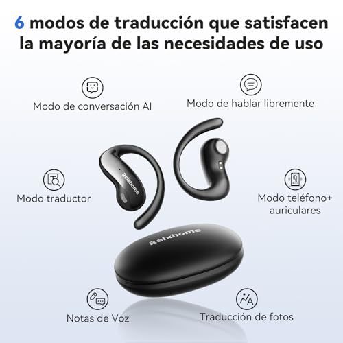 Detalle 2 de Relxhome NE19 Auriculares Traductor en Tiempo Real 134 Idiomas