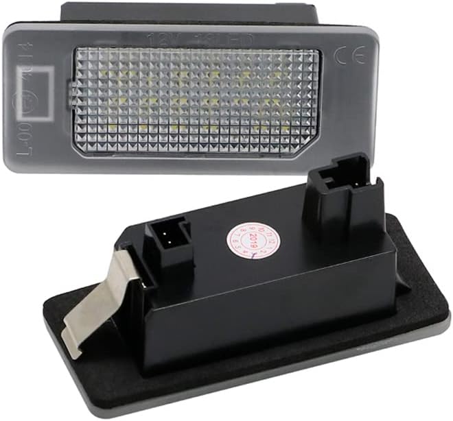 Detalle de AUTO-STYLE luces matrícula LED a medida para Skoda