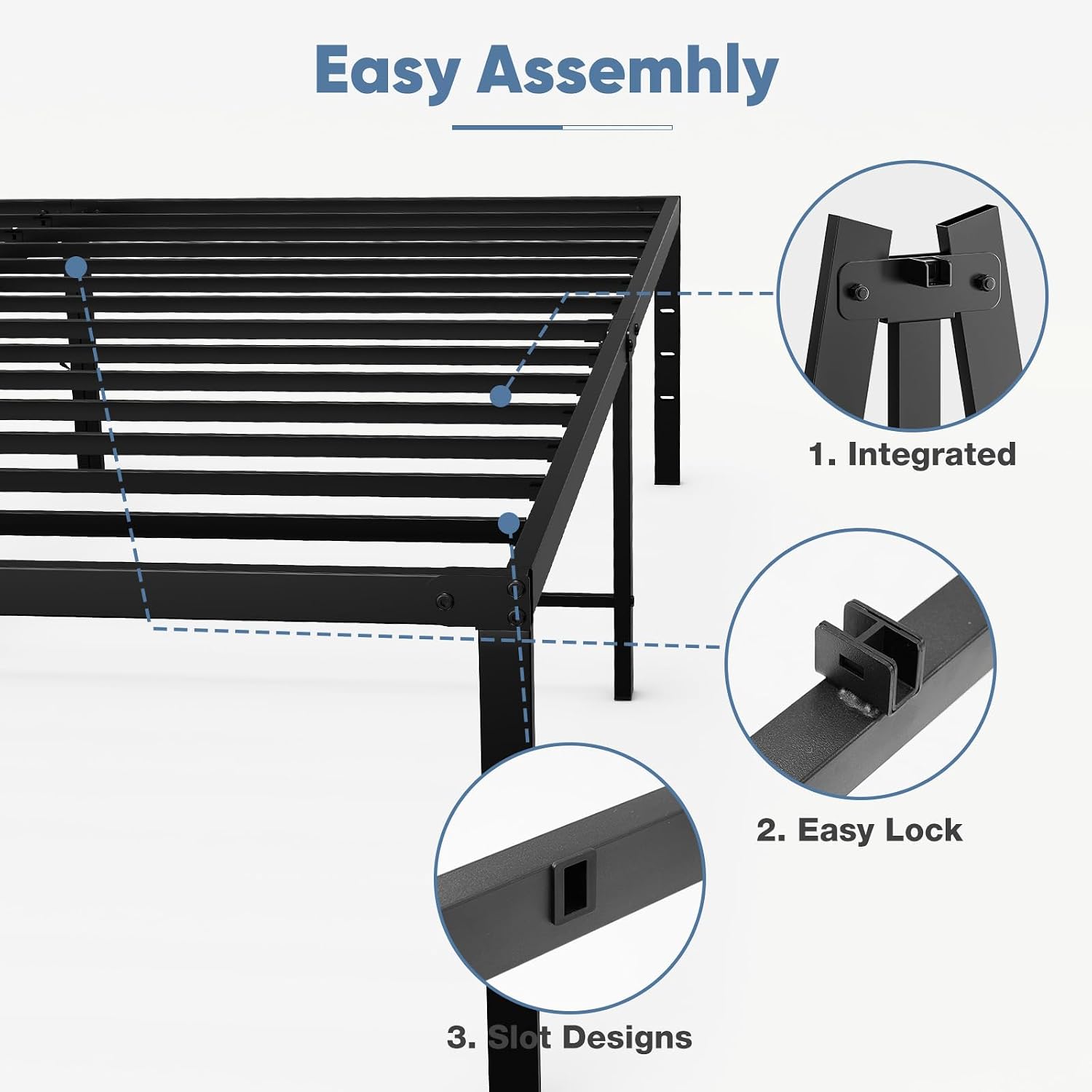 Detalle 2 de OLIXIS King Size Bed Frame