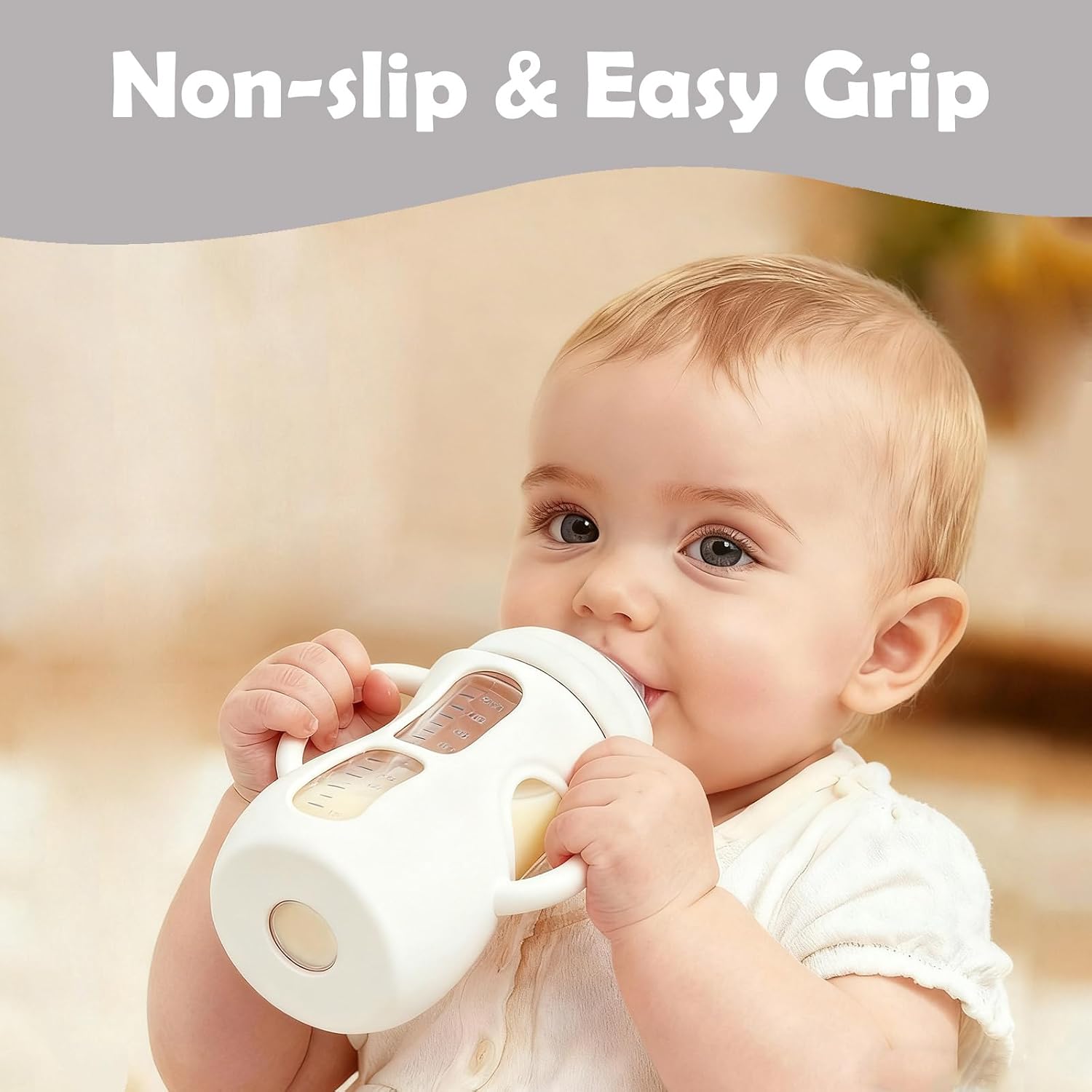 Detalle de Silicone Baby Bottle Sleeves, 8 oz