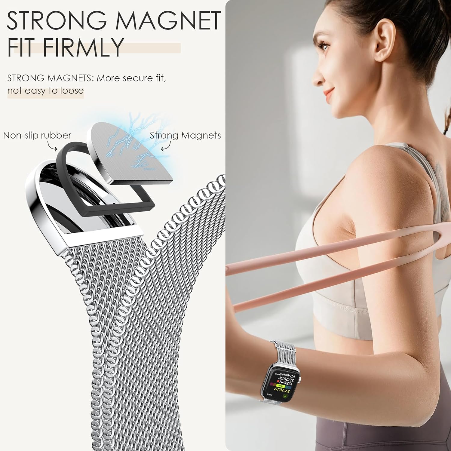 Thumbnail 3 de Milanese Loop for Apple Watch 38–49mm