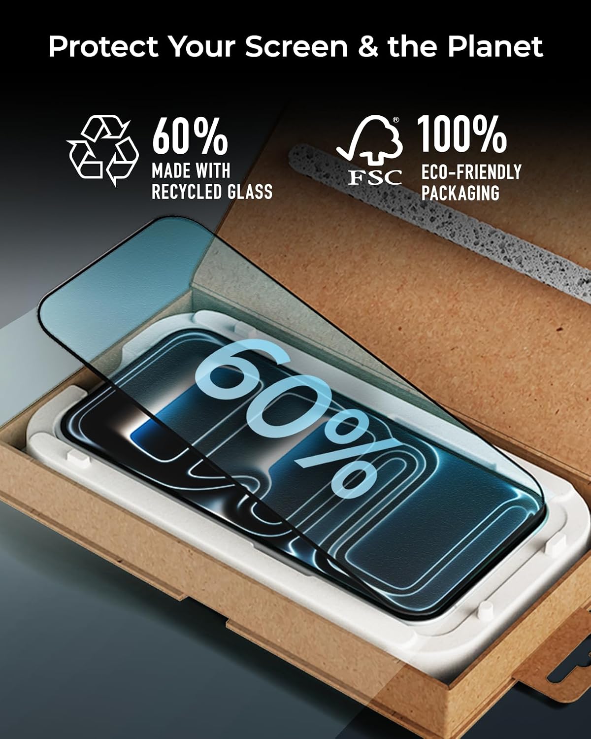 Thumbnail 5 de iOttie Terra Screen Protector 2-pack for iPhone 17