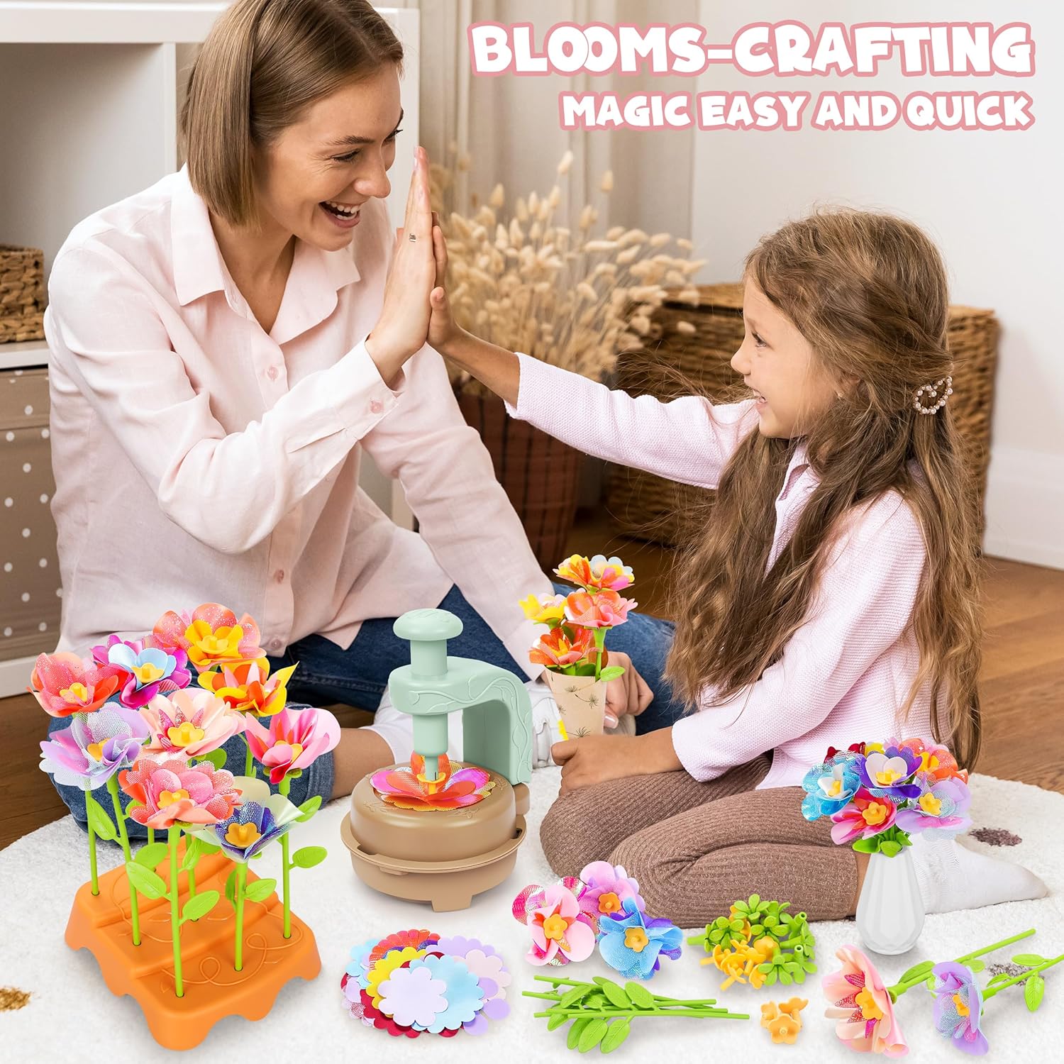 Thumbnail 5 de Fabric Flower Bouquet DIY Kit 4+ 🎨