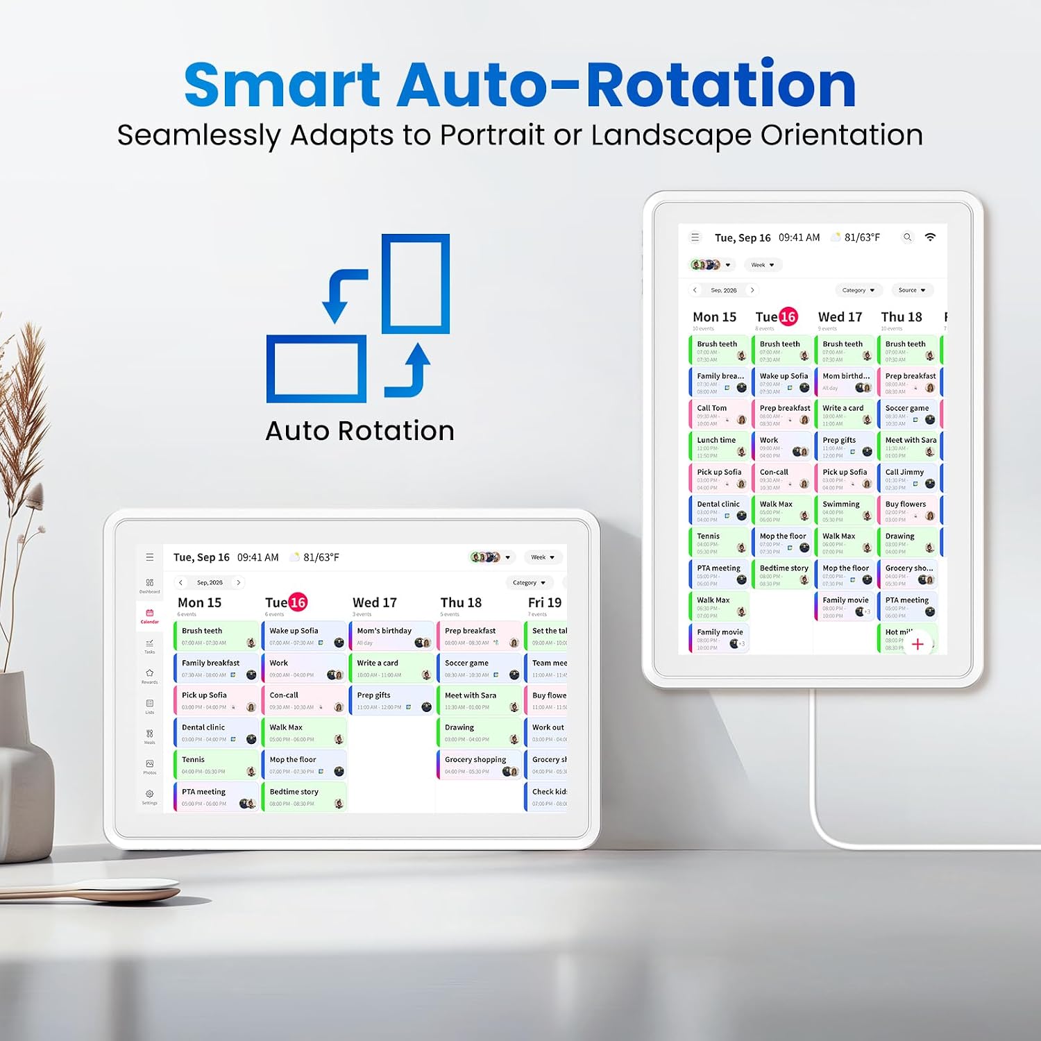 Thumbnail 6 de Skyzoo Digital Calendar 14-Inch Touchscreen