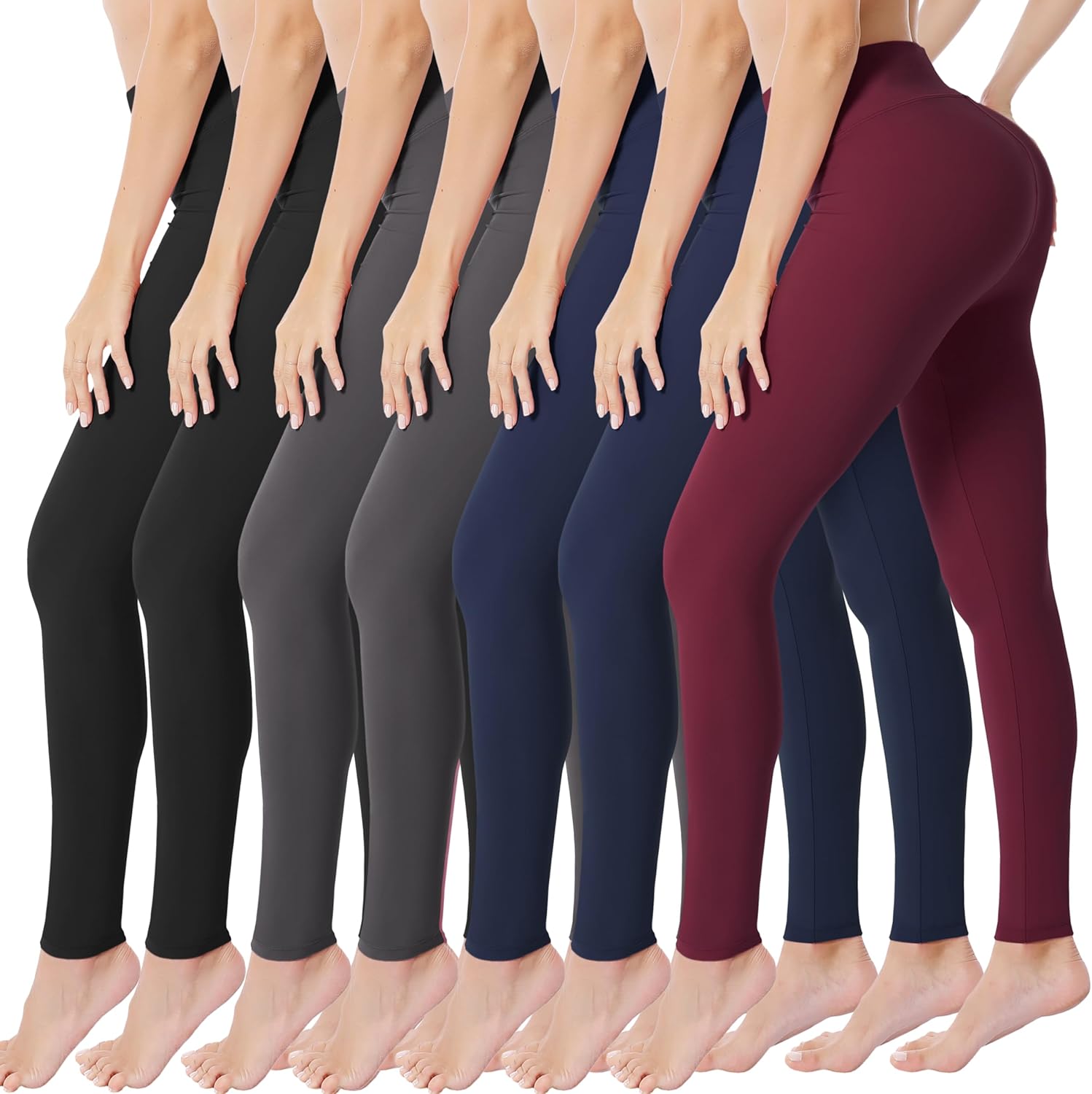 Thumbnail 6 de VALANDY Creamlush High Waisted Leggings for Women (S-3XL) – Buttery Soft 4-Way Stretch Tummy Control Workout, Yoga & Running Pants