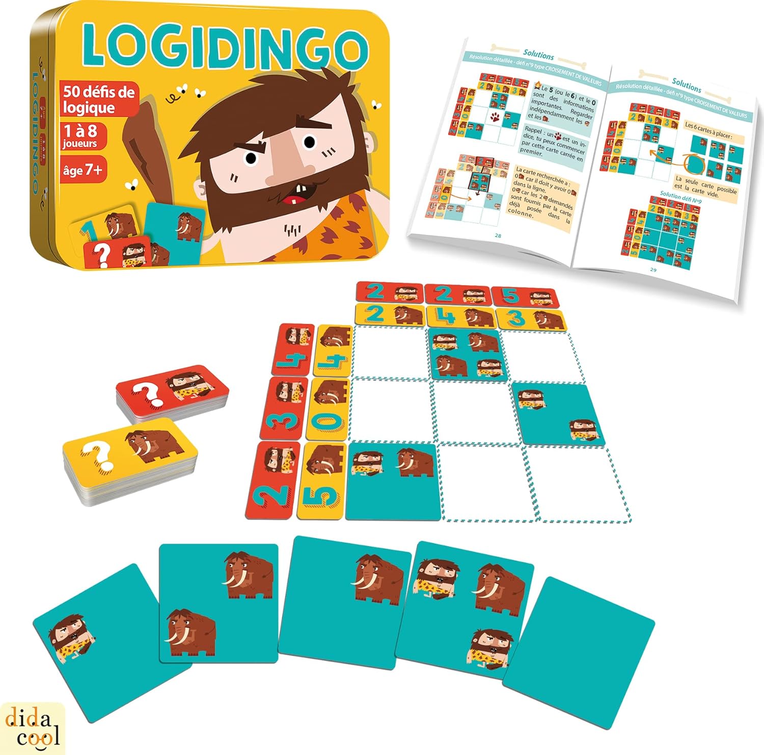 Thumbnail 2 de Aritma LOGIDINGO : 50 défis de logique – jeu de société éducatif dès 7 ans