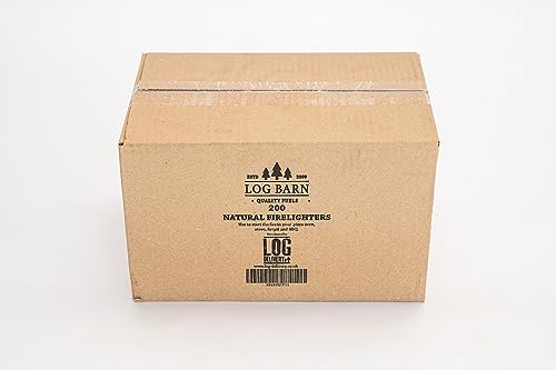 Thumbnail 6 de Log Barn Encendedores Naturales – Caja de 200, pastillas de encendido para barbacoa y estufas de leña