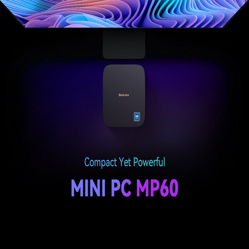 Detalle 2 de Blackview MP 60 Mini PC con Intel N95, 16GB RAM y SSD de 512GB