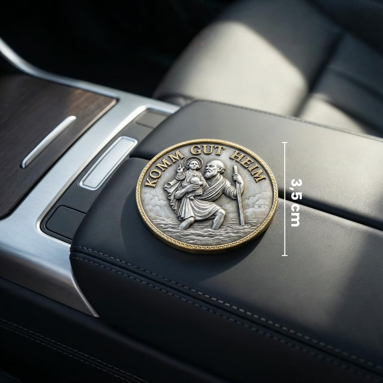 Detalle 2 de ELBKAISER Christopherus Auto Magnet