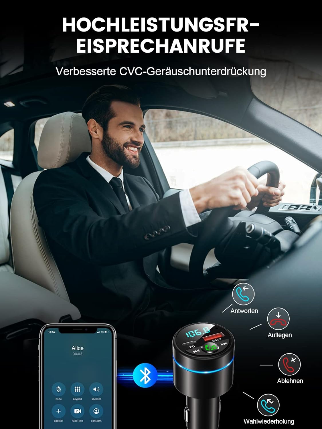 Detalle 2 de Mohard Bluetooth Adapter Auto 30W