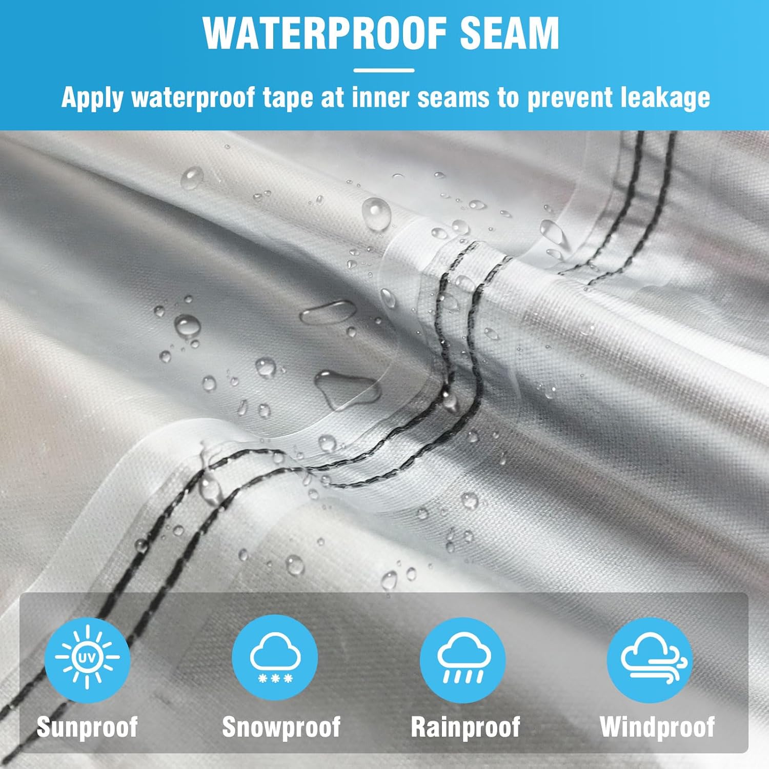 Thumbnail 3 de Velway Coperture per Mobili da Giardino 200x160x74cm