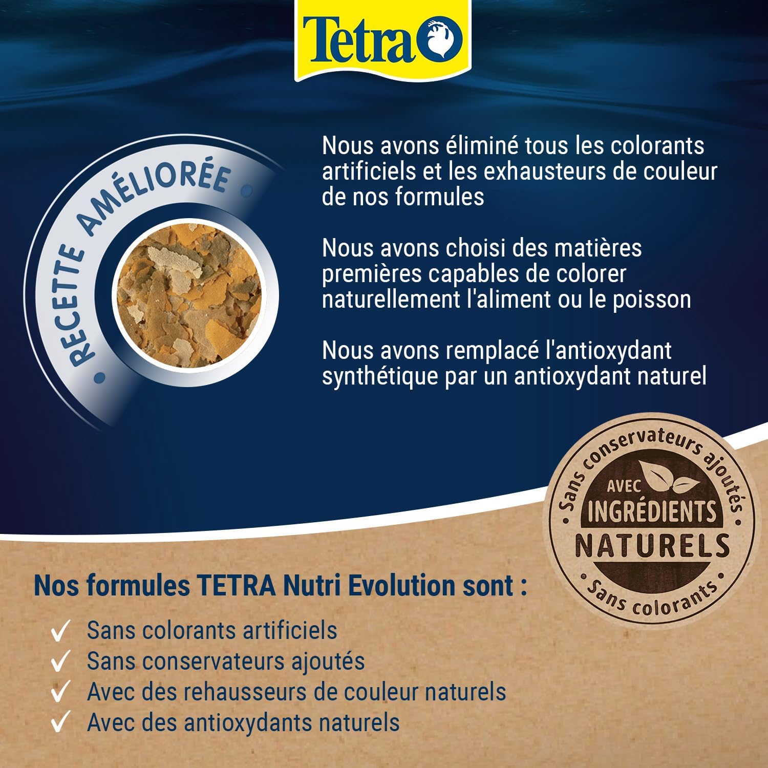 Detalle 2 de TetraMin Aliment pour Tous Poissons d'ornement, XL Flakes – 500 ml (Lot de 1)