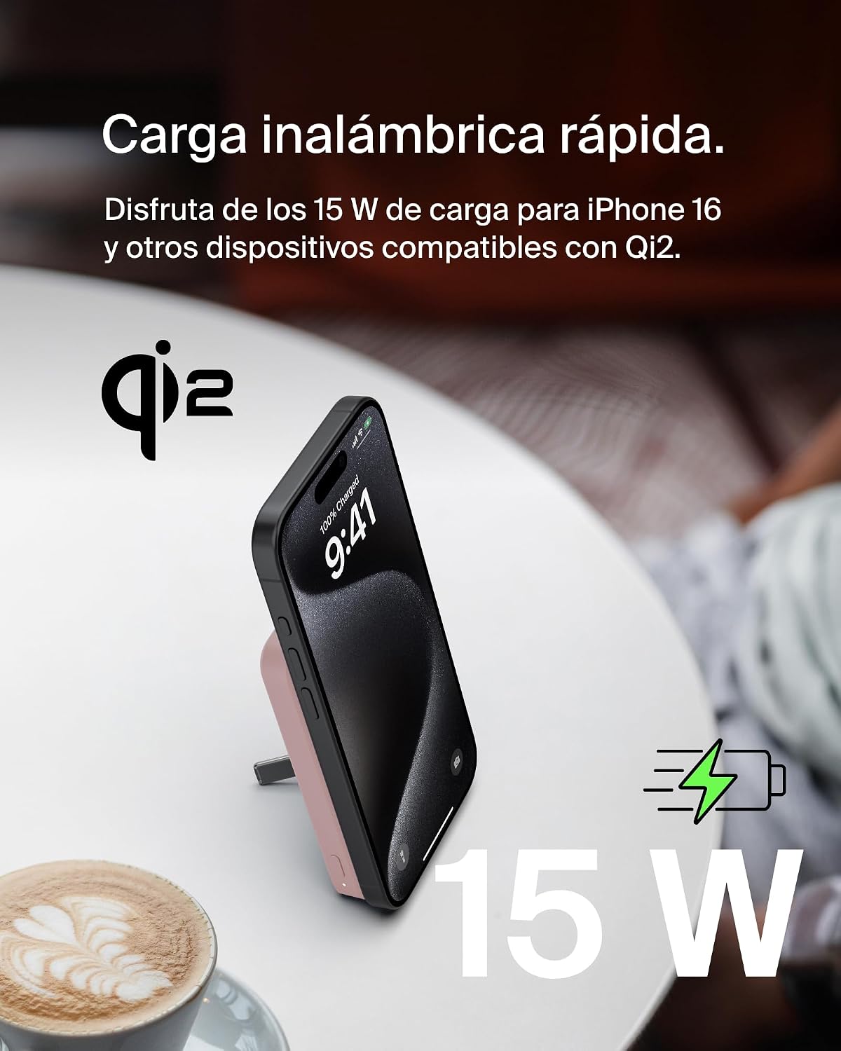 Detalle 2 de Belkin BoostCharge Pro Batería USB-C Inalámbrica 5000mAh