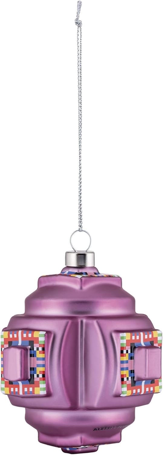Thumbnail 1 de Alessi Fractal ESA06 4 – Décoration de Sapin en Verre Soufflé, décoré à la main