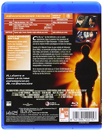Thumbnail 1 de Divisa HV El Sexto Sentido Blu-ray
