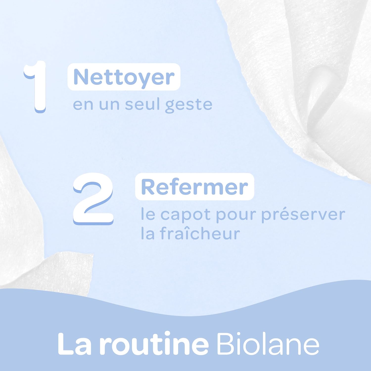 Thumbnail 3 de Biolane Lingettes bébé à l’eau – 900 lingettes (lot de 12 x 75), sans rinçage, dès la naissance