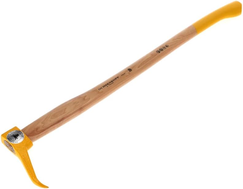 Detalle de Ochsenkopf ręczna sappie do drewna, trzonek hikorowy 80 cm, żółta