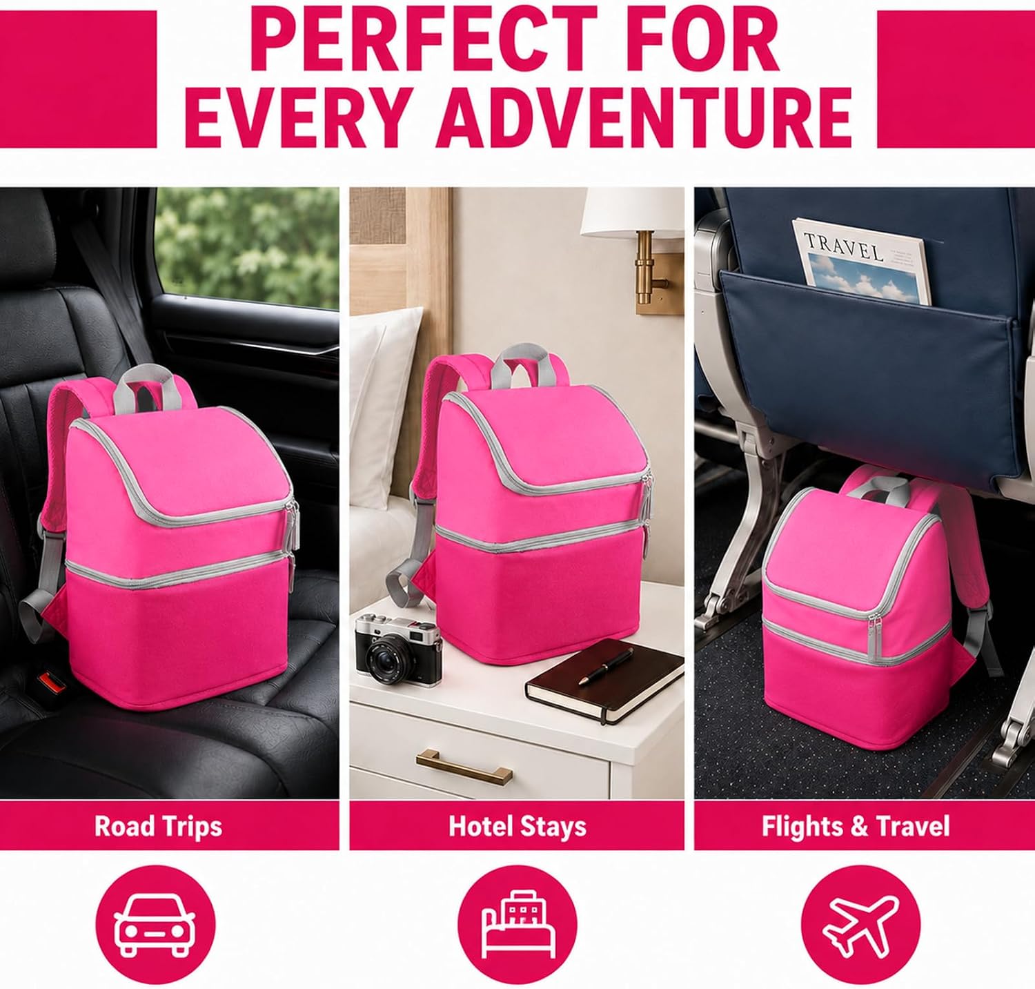 Detalle 2 de Carrying Case Backpack for Toniebox, Pink