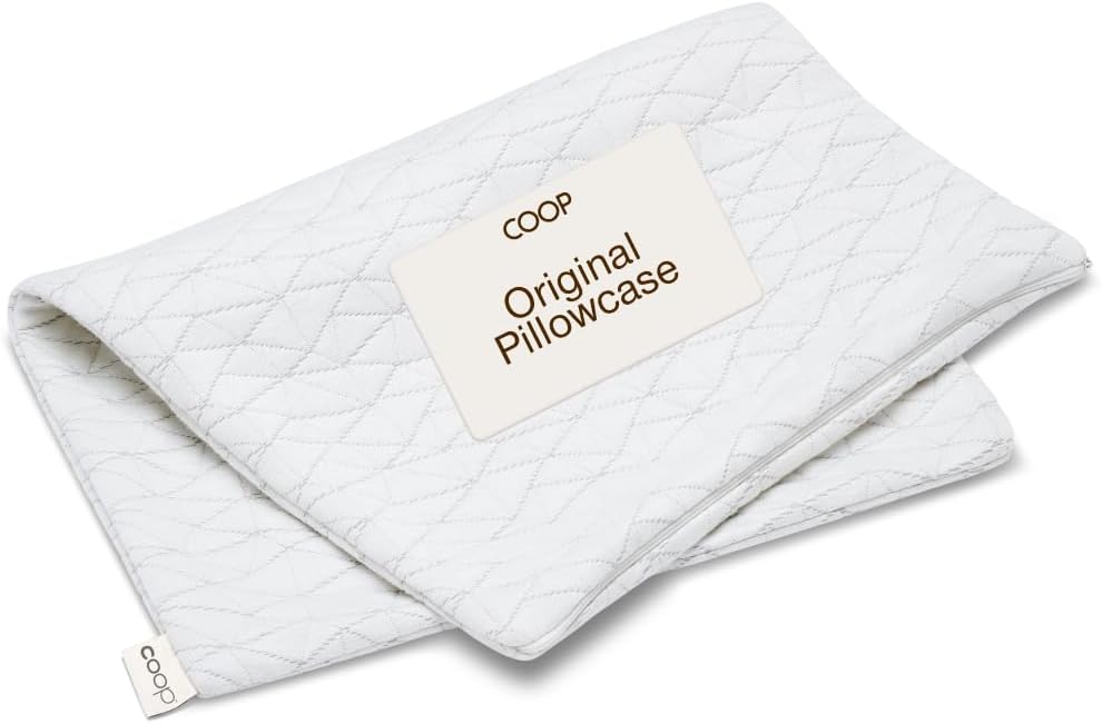 Detalle de Coop Home Goods Original Pillow Cover, King Size, Quilted Lulltra Fabric