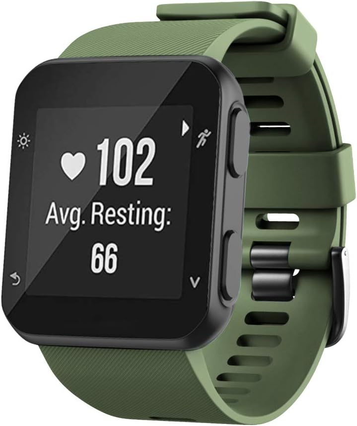 Detalle de ANBEST cinturino in silicone compatibile con Forerunner 35 e Approach S10 (sostituzione per smartwatch sportivo)